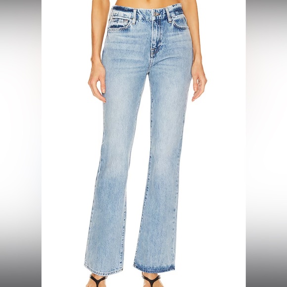 NWT Frame Le Super High Mini Boot Cut Jeans in Rossum 1year Revolve - Picture 2 of 7